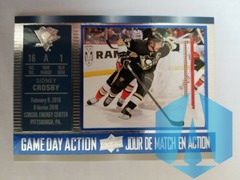 2016-17 Upper Deck Tim Horton's Game Day Action #GDA-10 Sidney Crosby